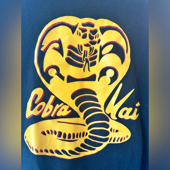 Men’s Custom Made Cobra Kai T-shirt- Medium - Picture 2 of 5